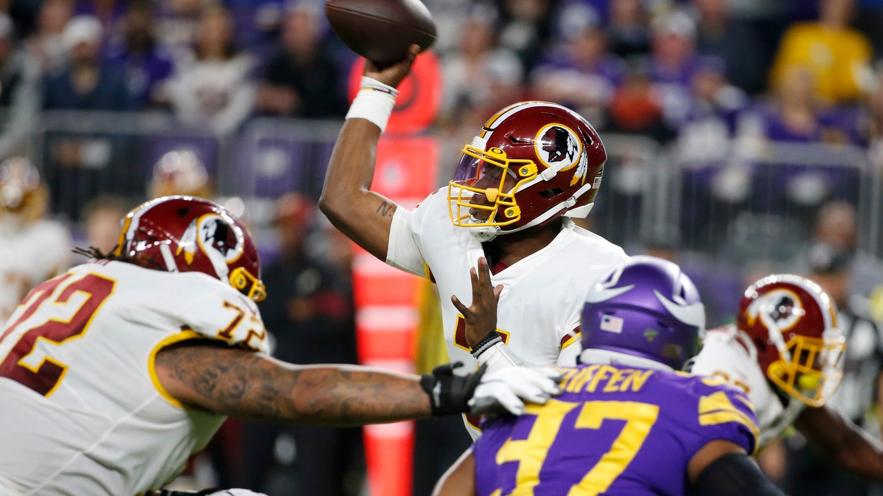 Redskins' rookie Haskins starting QB for Bills game